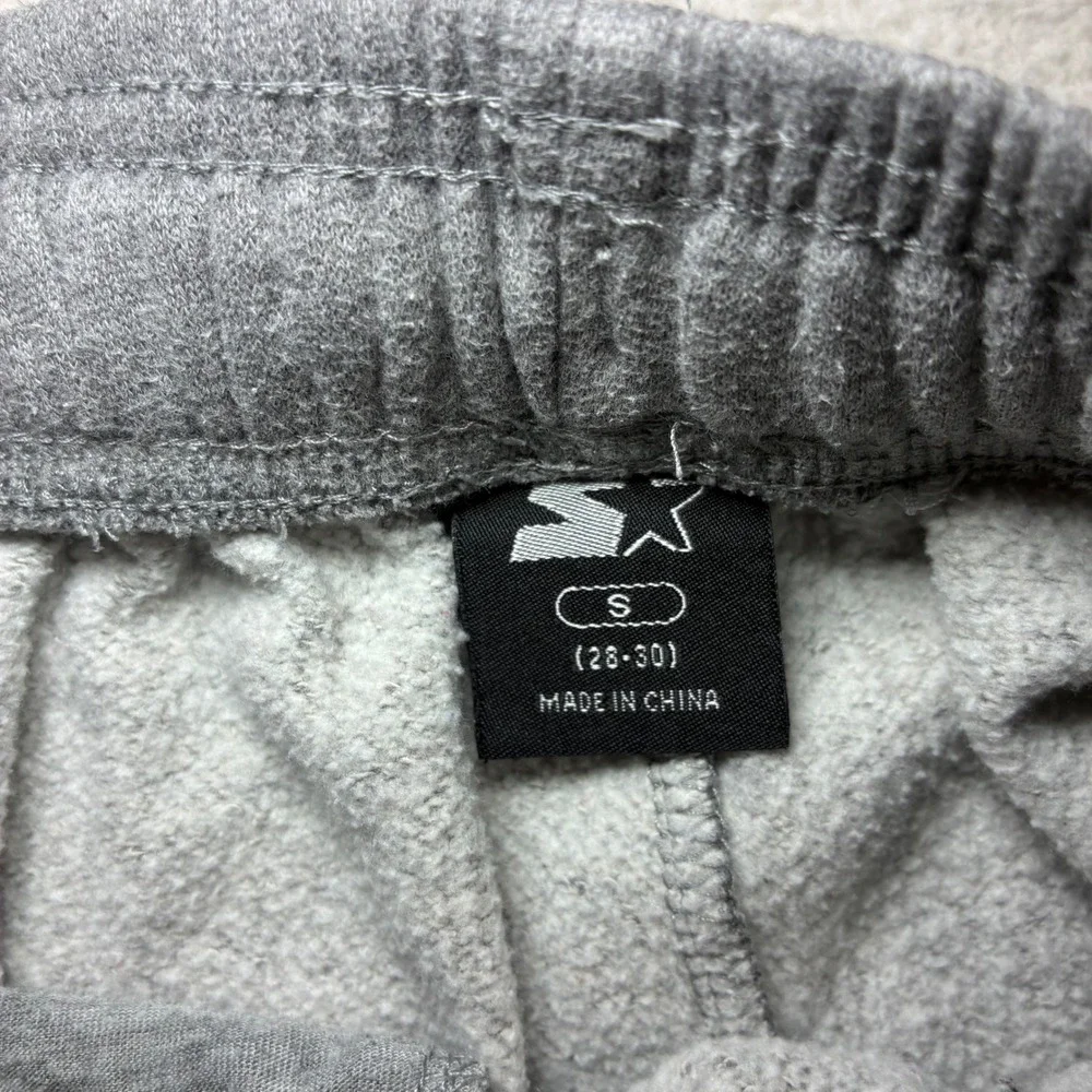 Y2K Starter Baggy Track Pants Men S Gray Sweatpants Loose Relaxed Drawstring